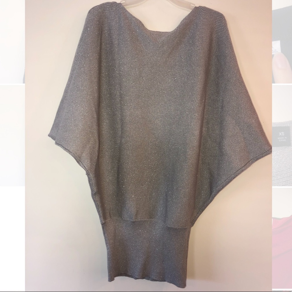 NY&Company Silver Sweater Dress - Picture 2 of 3